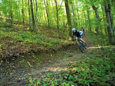 Biking Trails at Woolly Hollow State Park