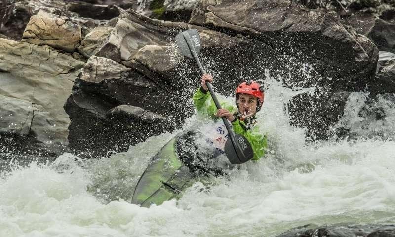 The river forms Cossatot Falls, a rugged rocky canyon that challenges experienced canoeists and…