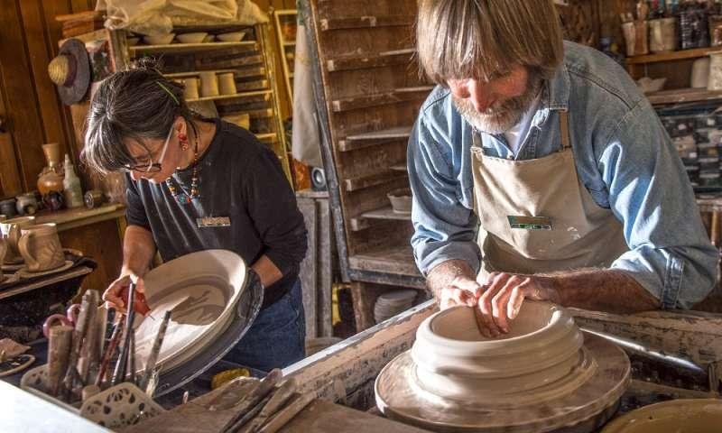 Pottery Shop at Ozark Folk Center Craft Village