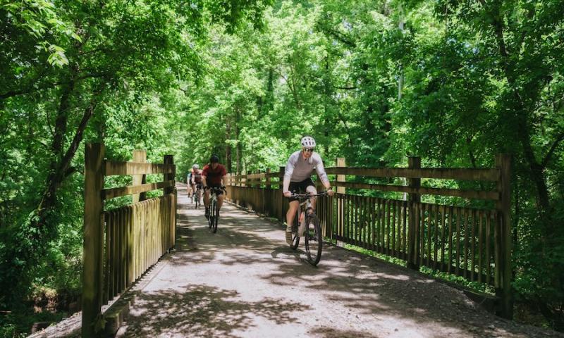 bridge view on the Delta Heritage Trail