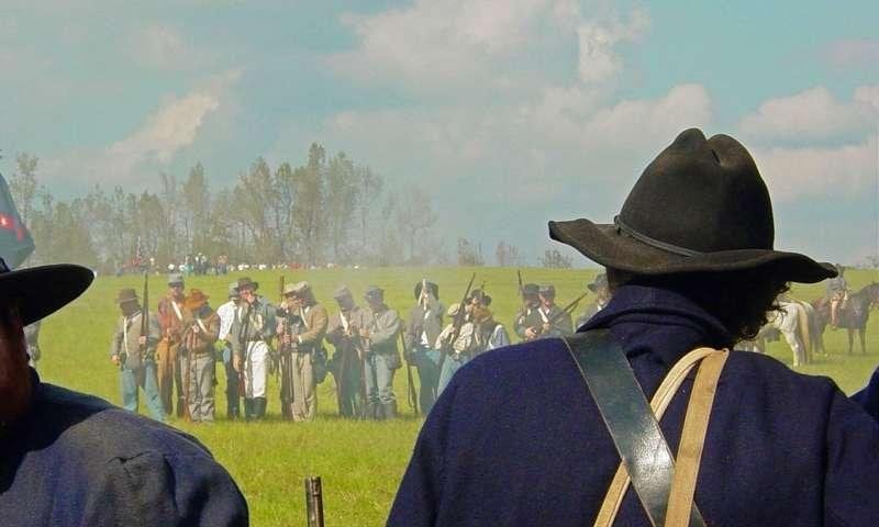 Historical reenactments at Historic Washington State Park