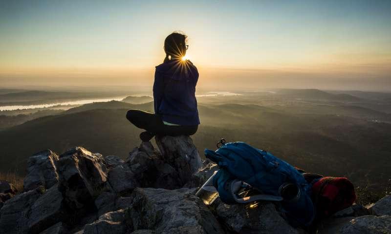 Getting to the top of pinnacle Mountain has many rewards
