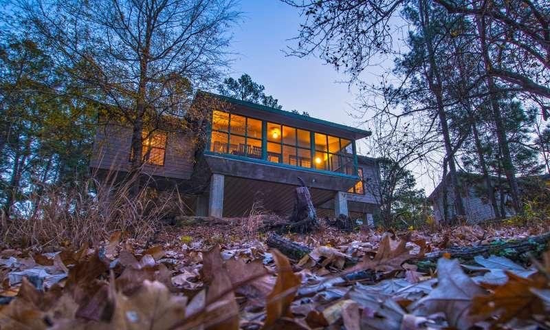 Beautiful cabins overlook Moro Bay