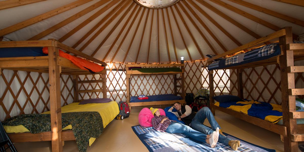 Lake yurts deals