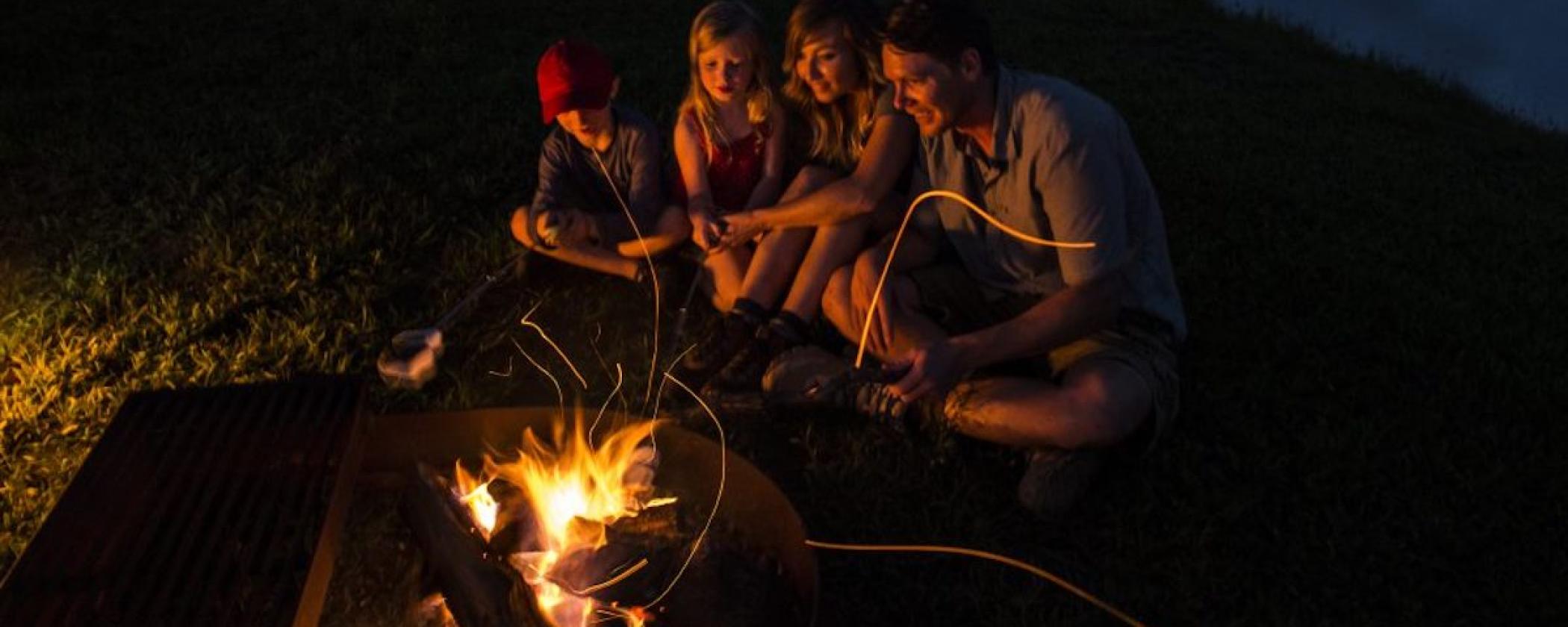 Family Camping at Woolly Hollow