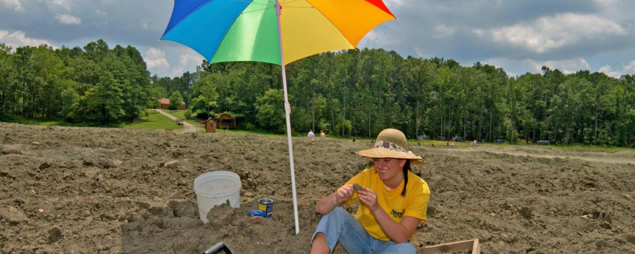 Searching for diamonds at Crater of Diamonds State Park