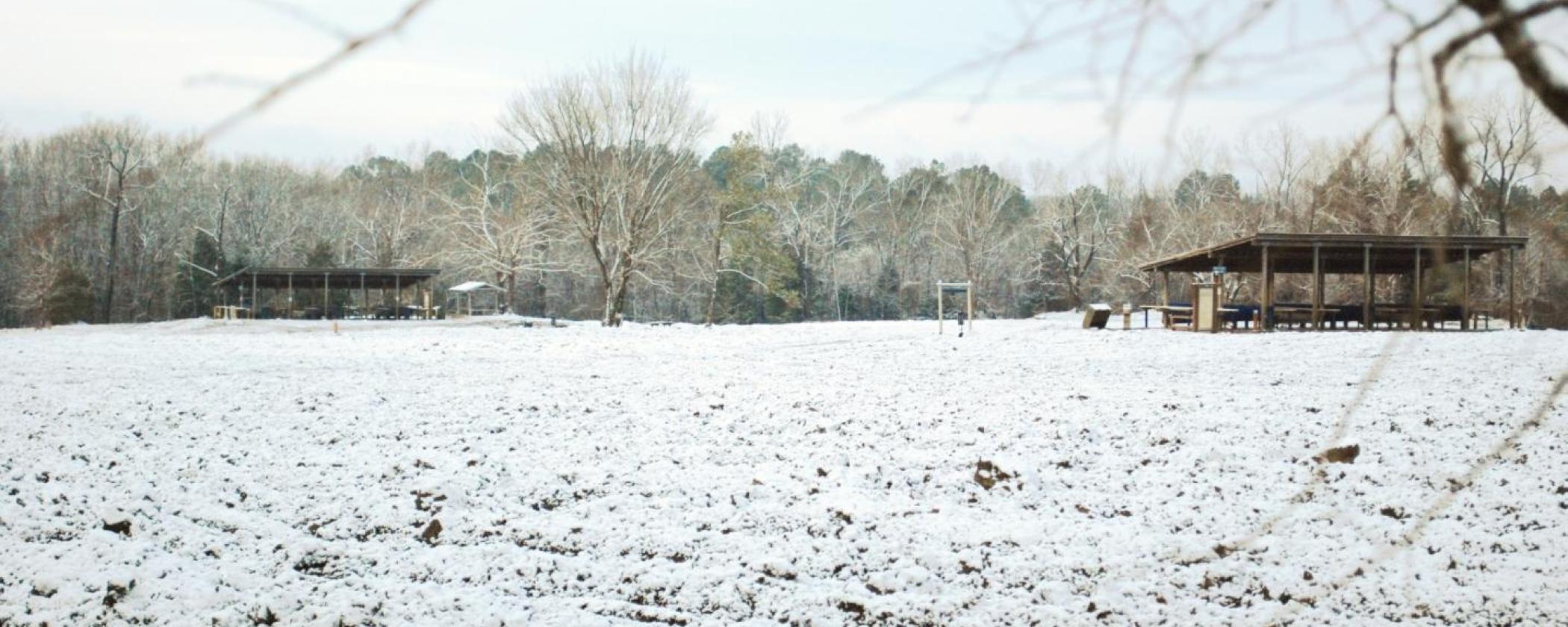 Winter at Crater of Diamonds State Park