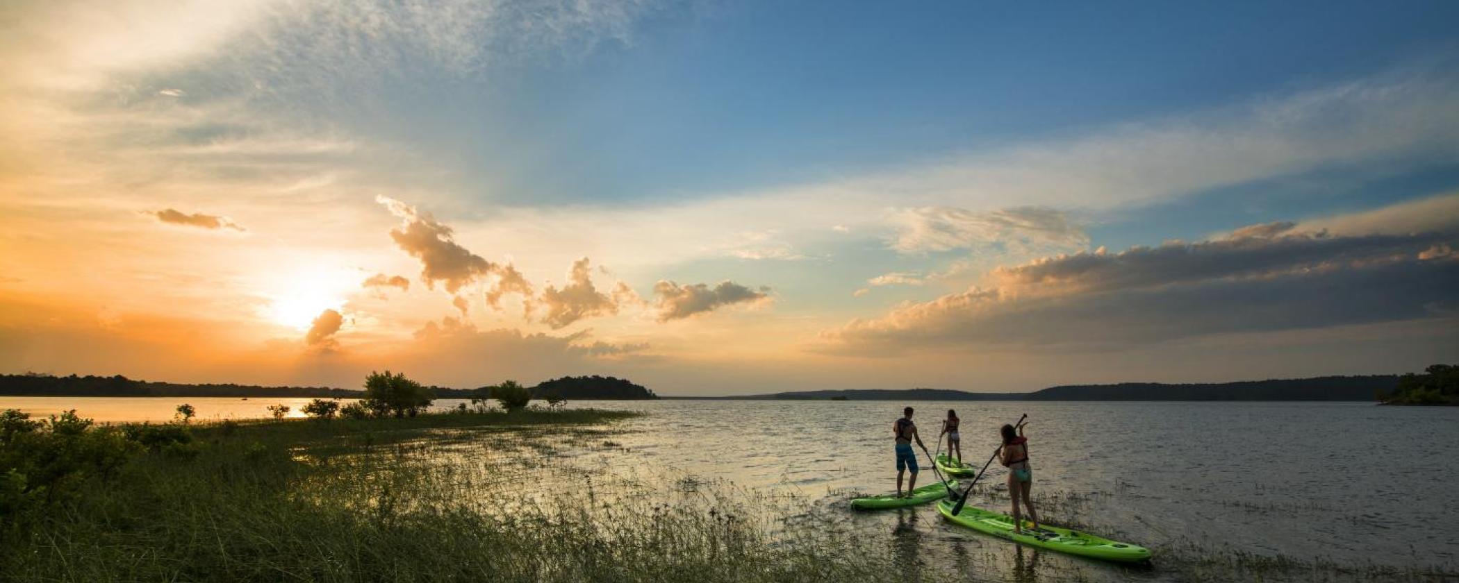 Paddleboarding at DeGray Lake State Park