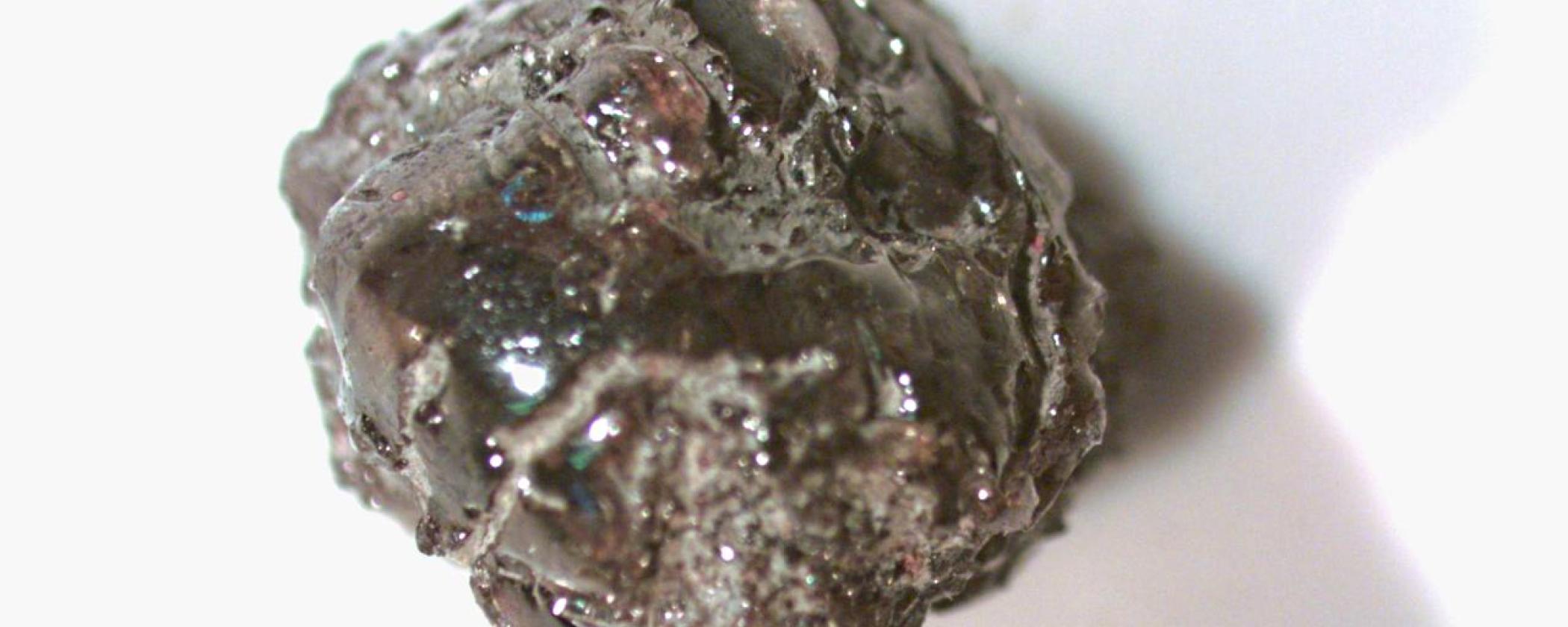 Adam Hardin's 2.38-carat brown diamond he found at Crater of Diamonds State Park