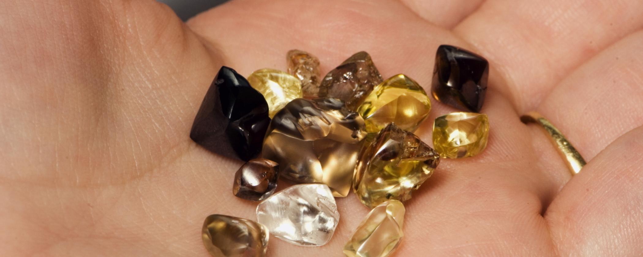 The Shape of Crater Diamonds