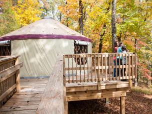 YURT at Daisy State Park
