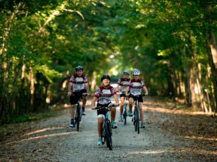 Biking on Delta Heritage Trail