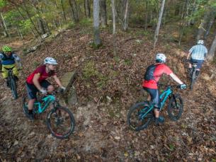 Mountain Biking at Fossil Flats - Devil's Den State Park