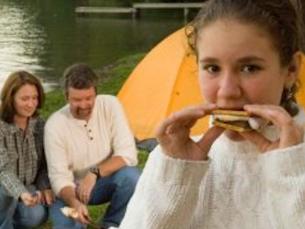 S'more at Lake Catherine