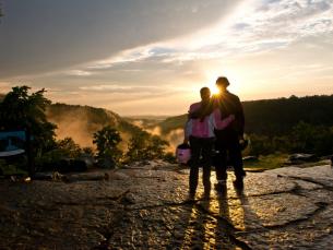 Couple at Petit Jean State Park