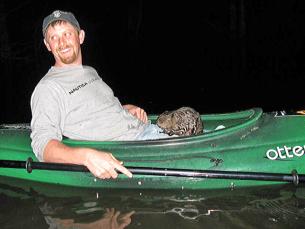 Kayaking with a Beaver
