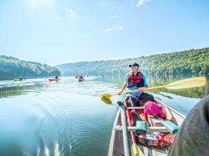 Kayaking Lake Catherine State Park