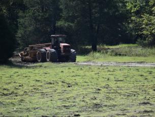 Trench project at Crater of Diamonds State Park