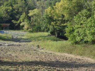 west drain at crater of diamonds state park