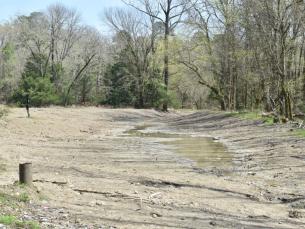 mud puddle at Crater of Diamonds State Park