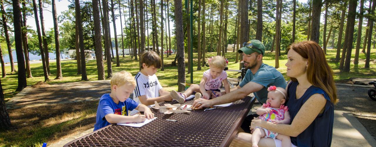 Camping at Petit Jean State Park