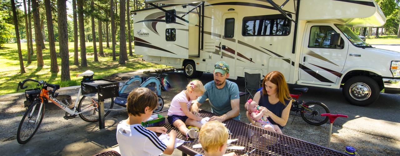 RV parks at Petit Jean State Park