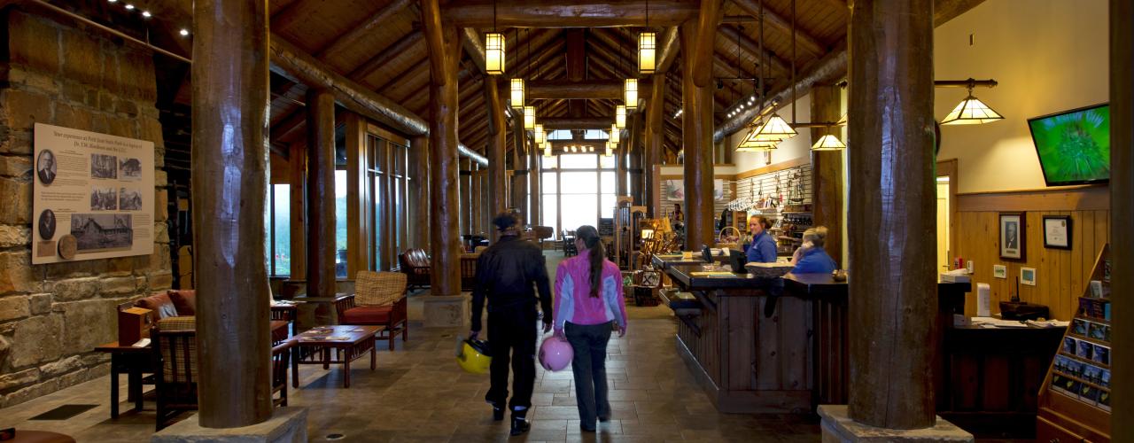 Lobby at Mather Lodge