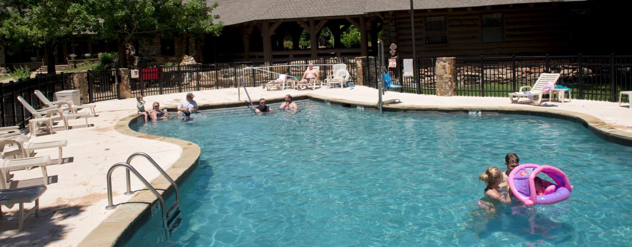 Swimming at Petit Jean State Park