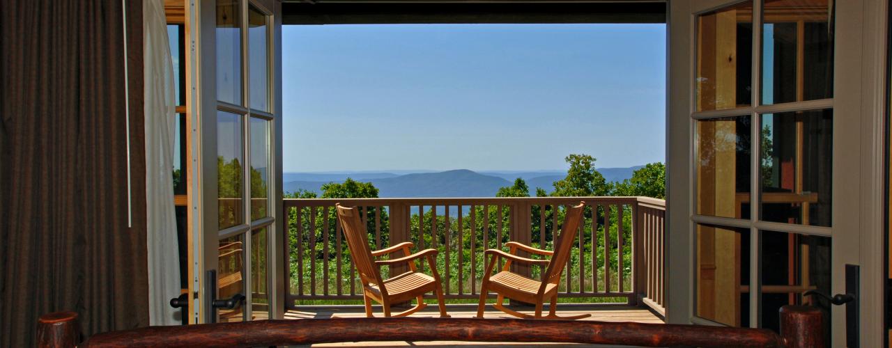 Views from Mount Magazine Cabins