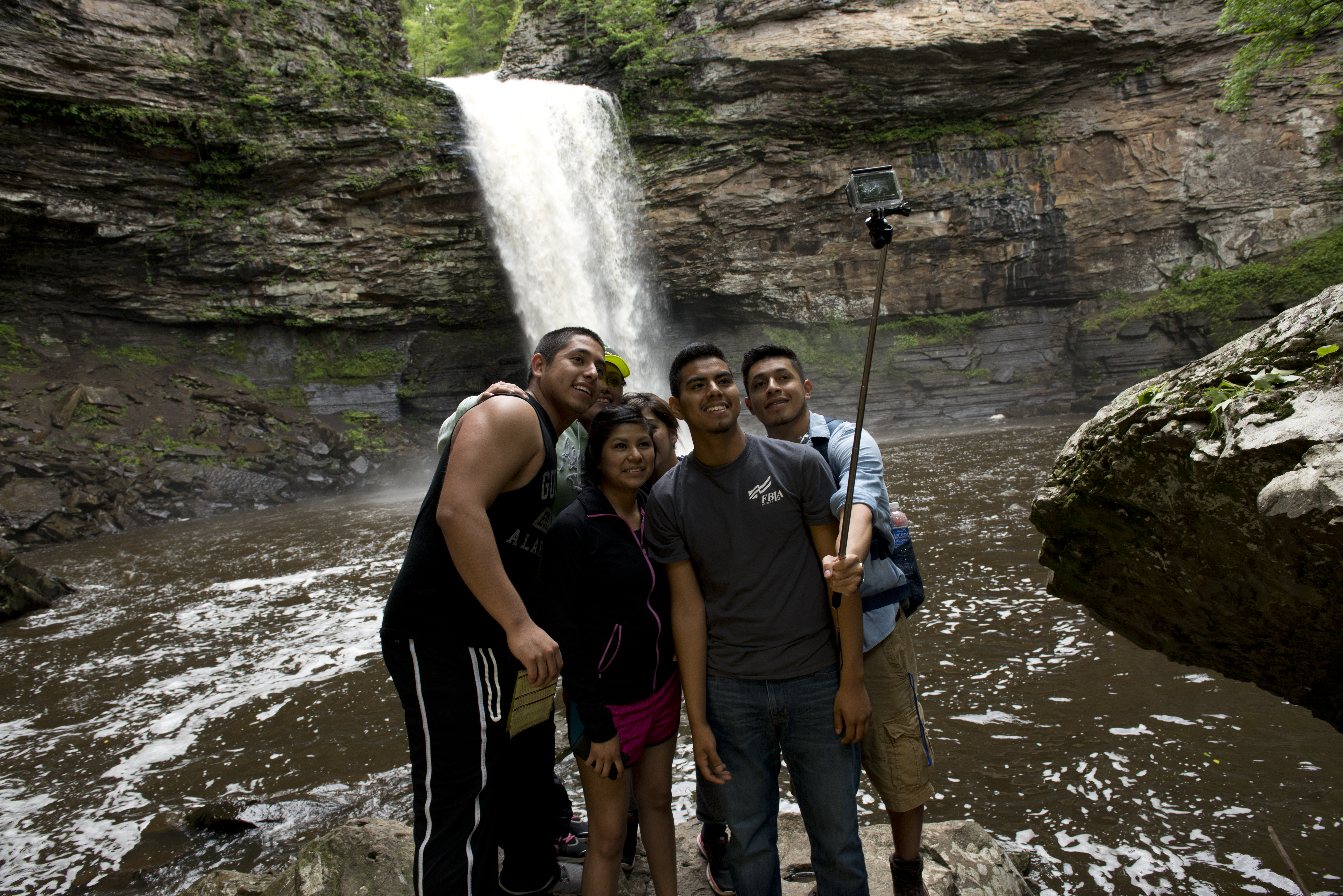 Petit_Jean_State_Park_Cedar_Falls_Hispanic_Group_5212015_0685