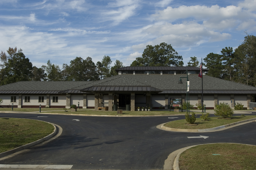 The Visitor Center at Cossatot River State Park-Natural Area is a good place to start before any hike.