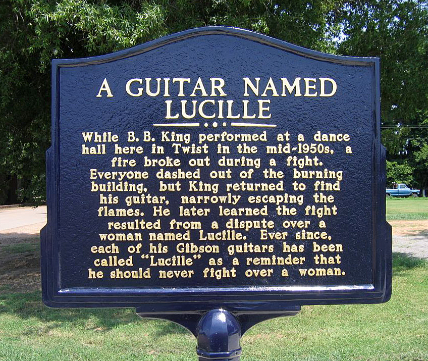 BBKing Musicians like Elvis, B.B. King, Carl Perkins and Howlin' Wolf spent their early years playing in places like Parkin, Arkansas.