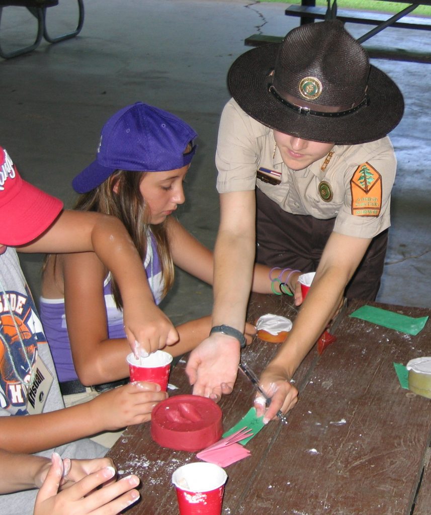 Interpreters facilitate hands on fun.
