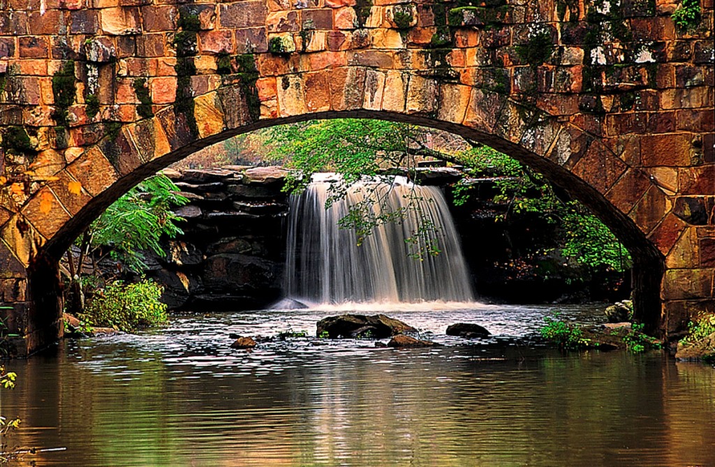 The Davies Bridge over Cedar Creek has endured for over 75 years.