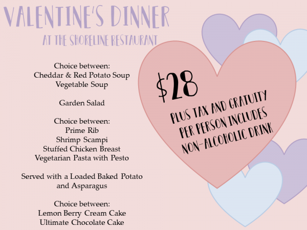 degray valentines dinner 2017 menu