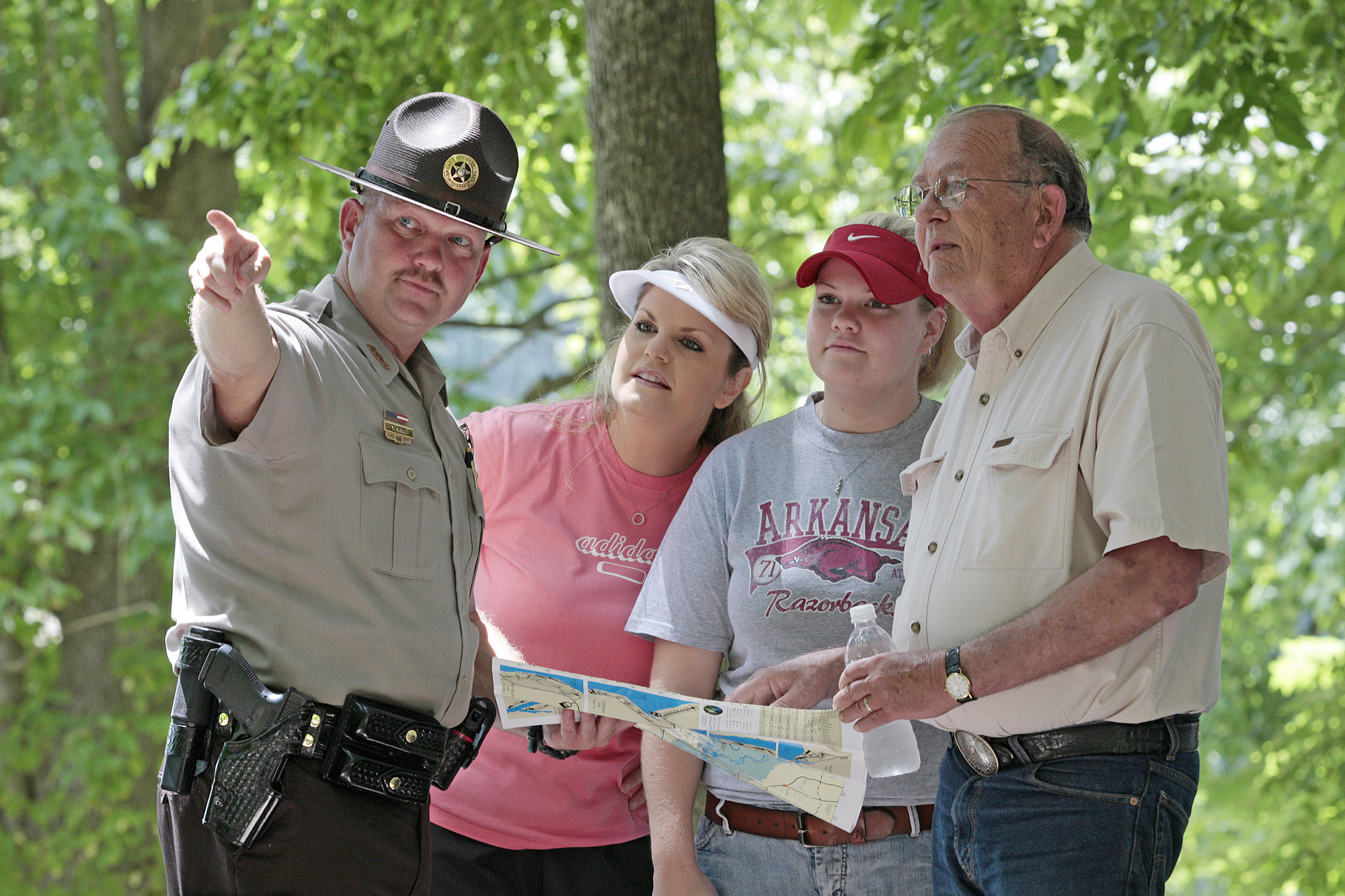 Park Rangers are there to serve and assist park visitors.