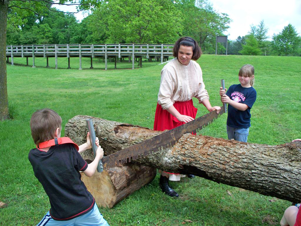 MAPwkids Kids get hands on history lessons at Parkin Archelological State Park.