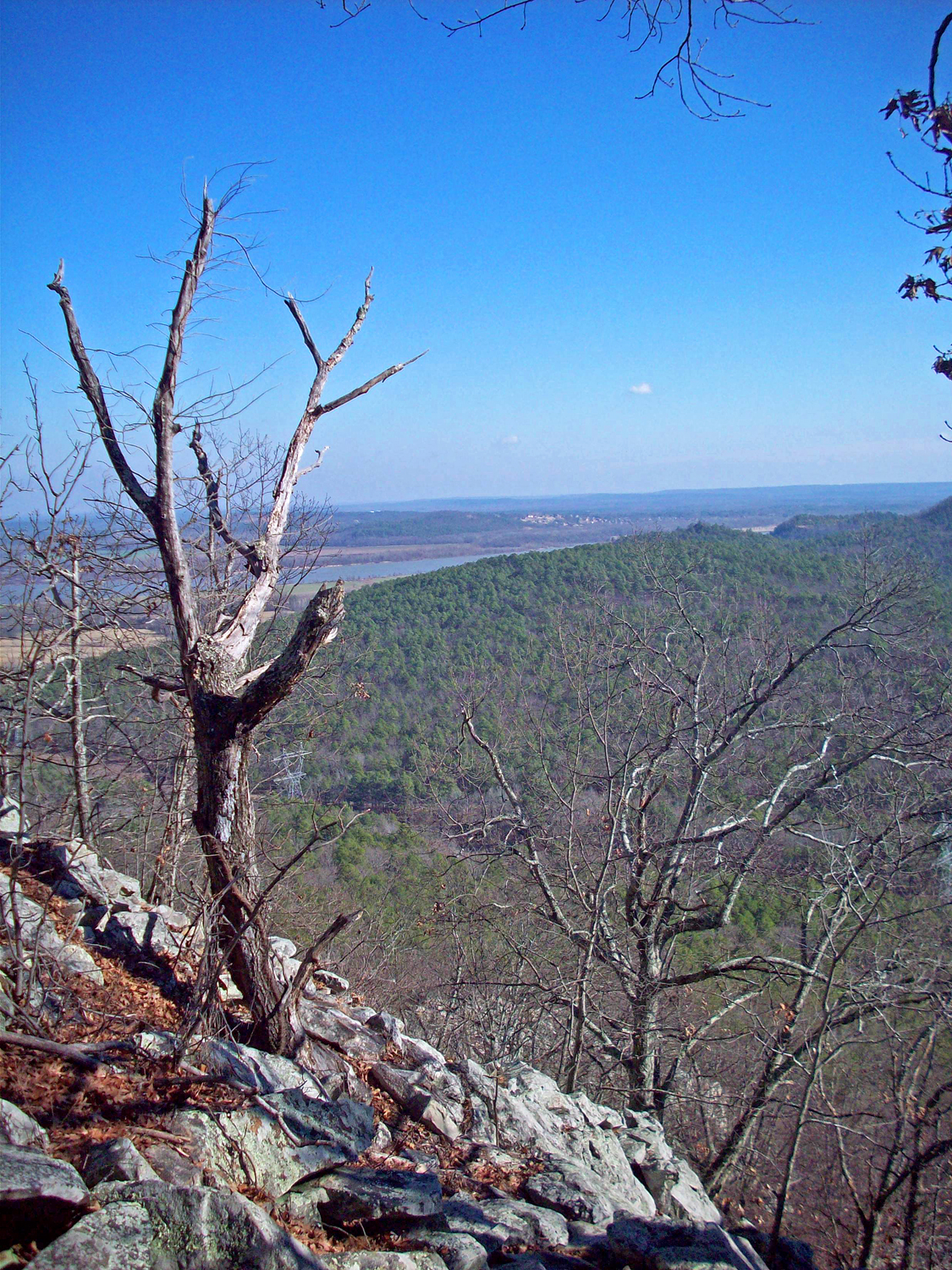 Hiking to the top rewards visitors with awe inspiring views.