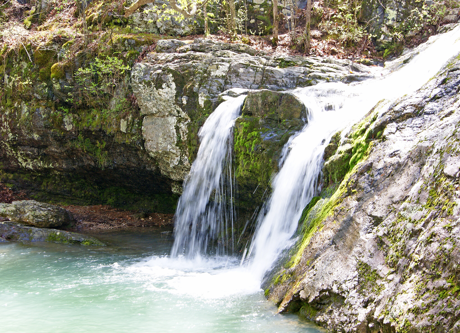 Sitting and listening to Falls Creek Falls is a great way to spend an early spring day.