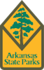 Arkansas State Parks logo.